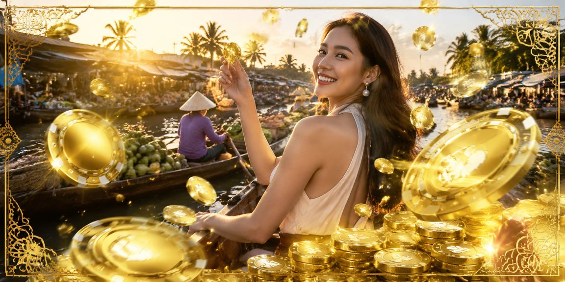 Người dùng tại Cần Thơ tra cứu mã voucher 661 trên điện thoại trong quán cà phê ban ngày