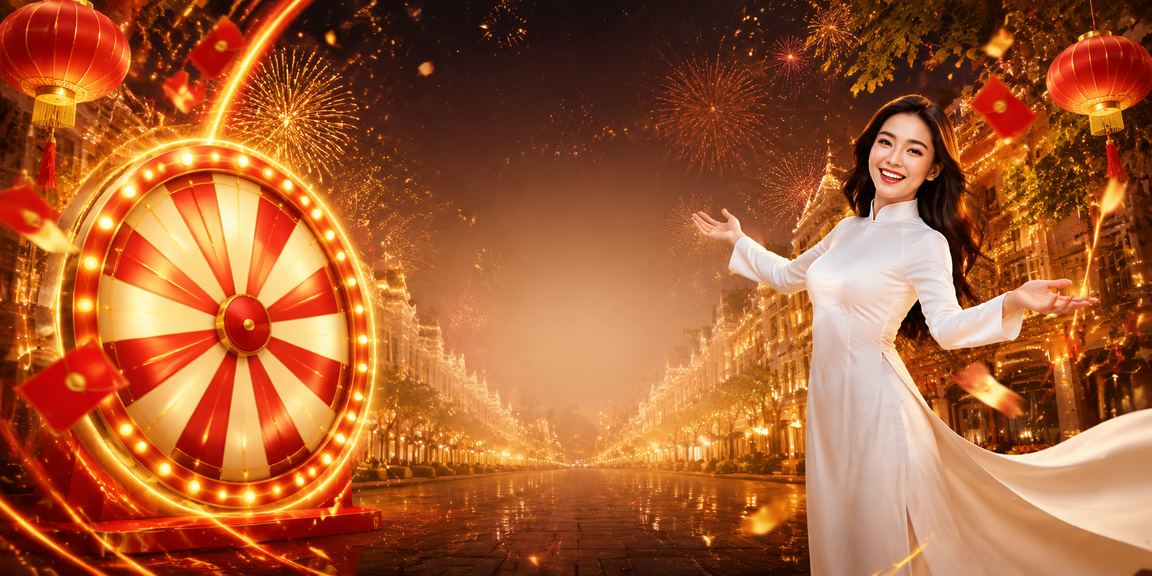 Bàn roulette tại Hà Nội với người chơi mặc áo dài truyền thống Việt Nam