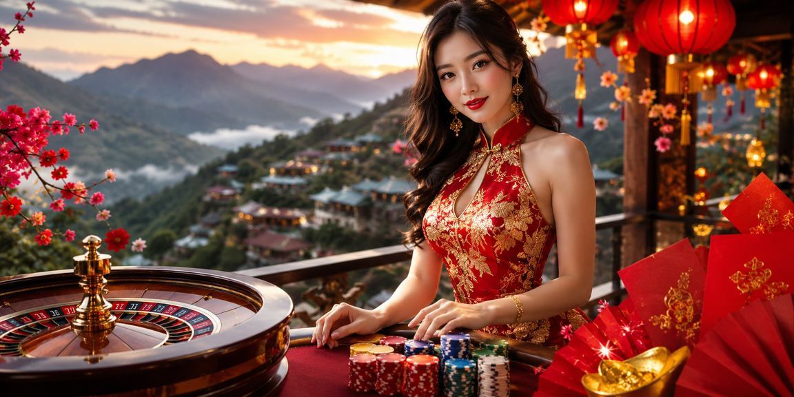 Không gian lễ hội đèn lồng tại Sa Pa với màn hình roulette casino trực tuyến và ưu đãi đặc biệt